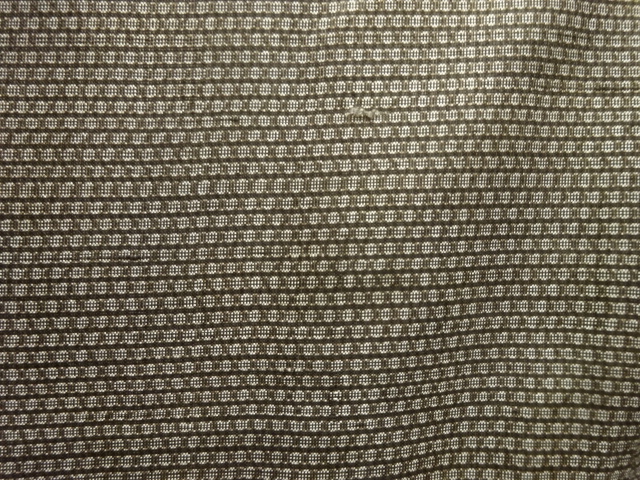 JAPANESE KIMONO / ANTIQUE KIMONO / SILK / DORO OSHIMA TSUMUGI / WOVEN ABSTRACT